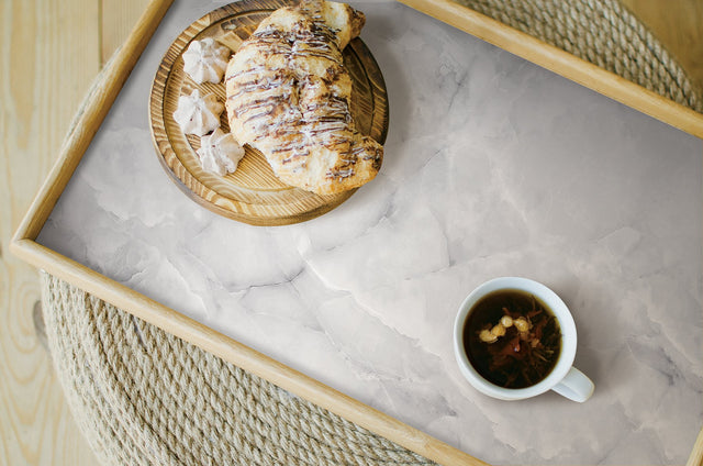 Danby Marble Grey Peel & Stick Wallpaper with Stone Graphic Motif - My Style MS6131