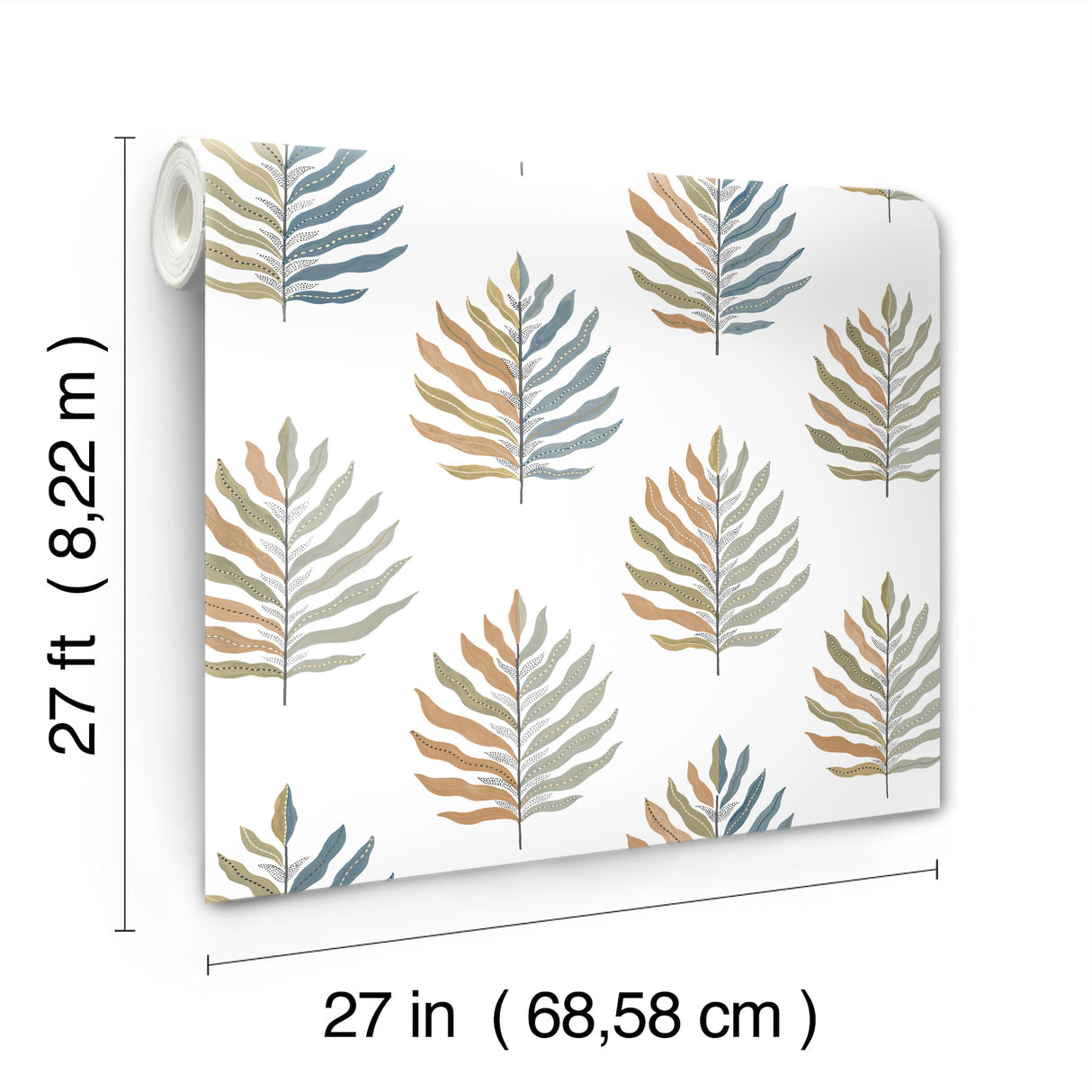 Miramar Oasis by York Wallcoverings Botanical Wallpaper- York Wallcoverings MT5601