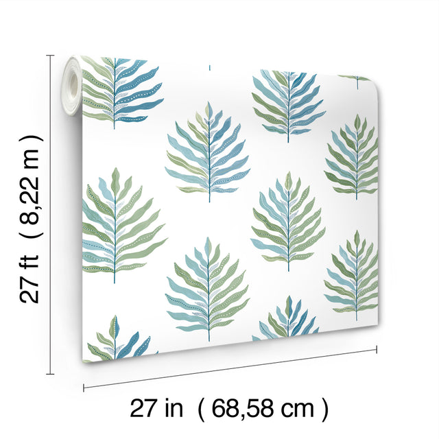 Miramar Lush by York Wallcoverings Botanical Wallpaper – York Wallcoverings MT5602