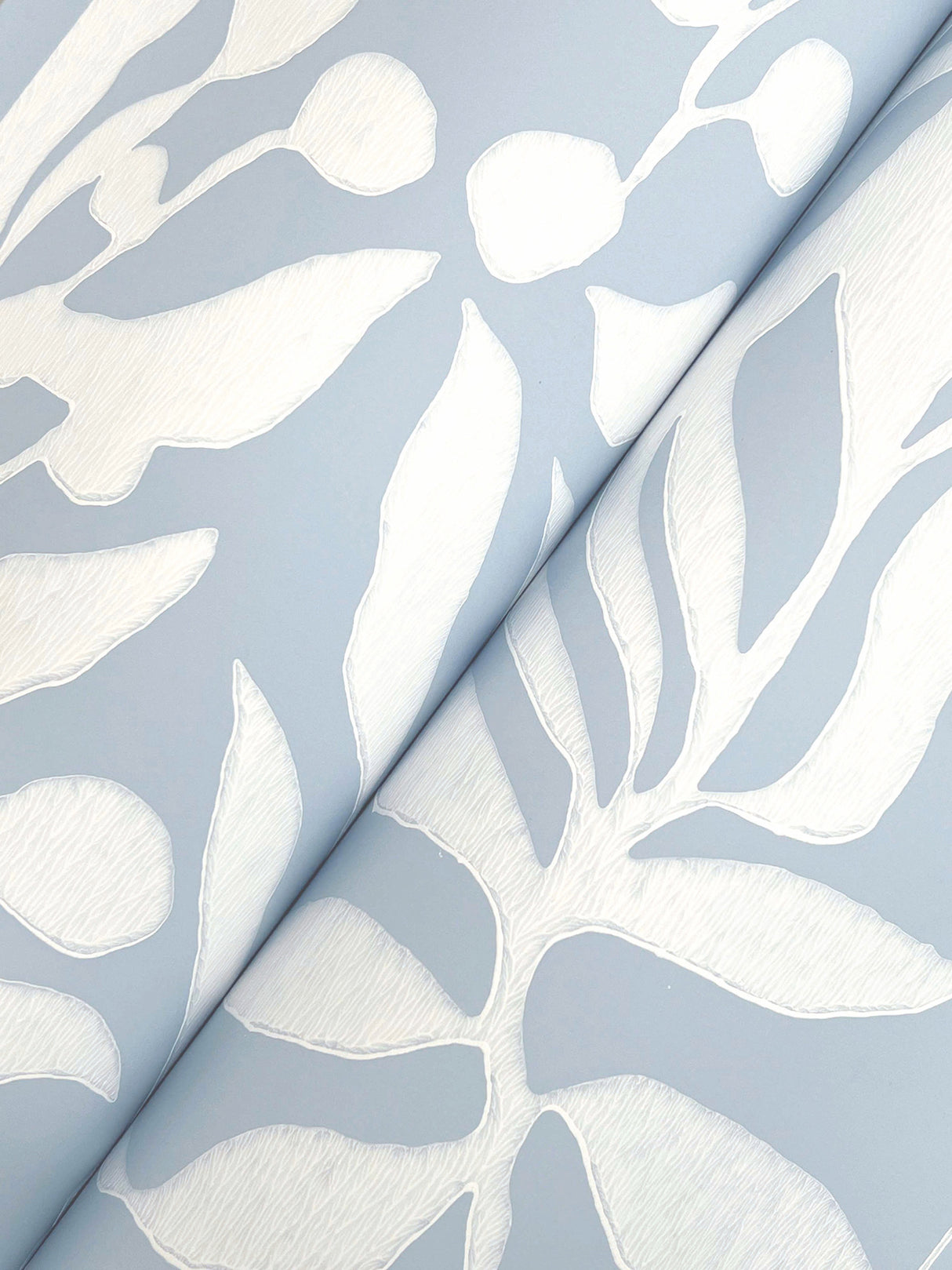 Olive Mill Sky Blue by York Wallcoverings Botanical Wallpaper – York Wallcoverings MT5612
