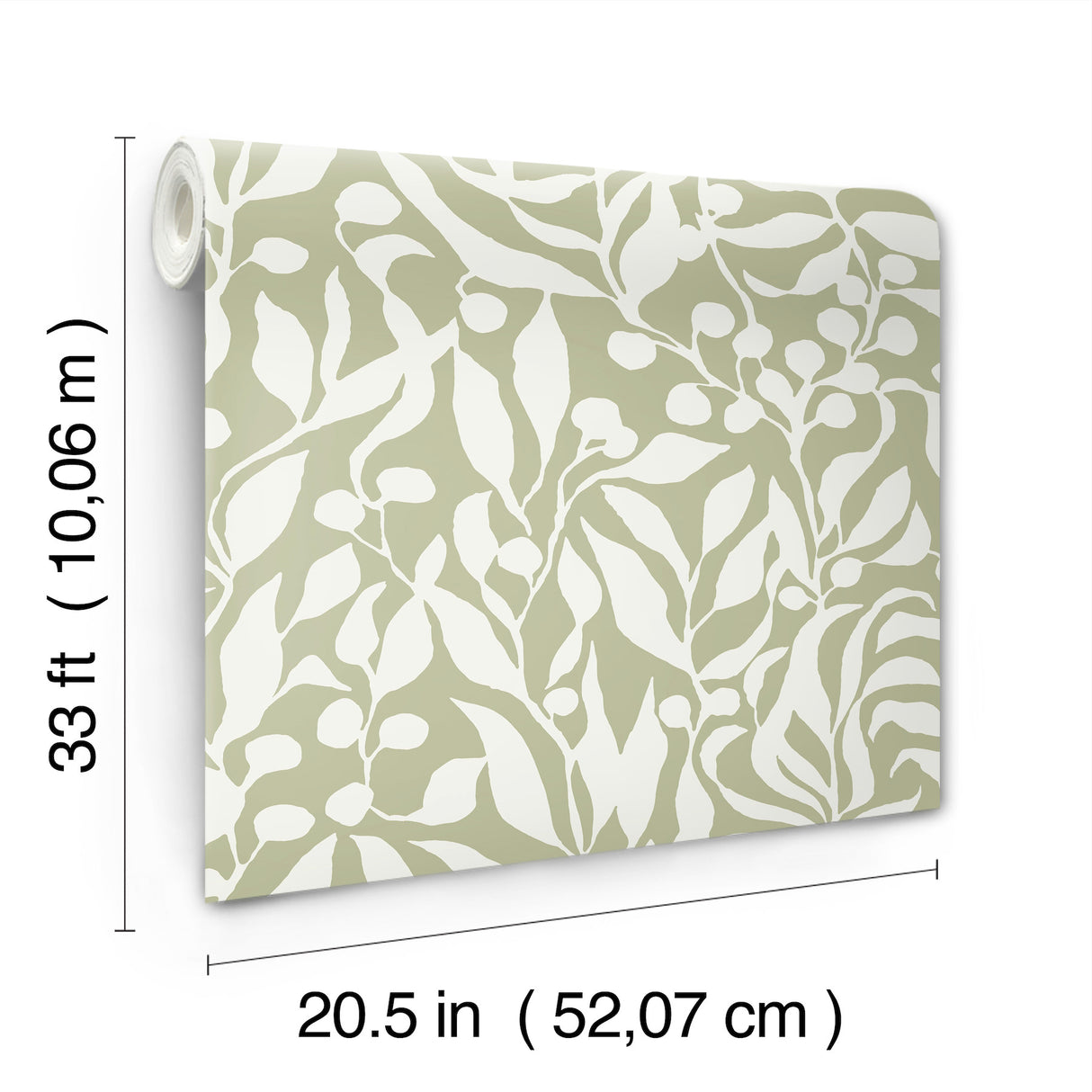 Olive Mill Palm by York Wallcoverings Botanical Non Woven Wallpaper, 20.5 in x 33 ft – York Wallcoverings MT5614