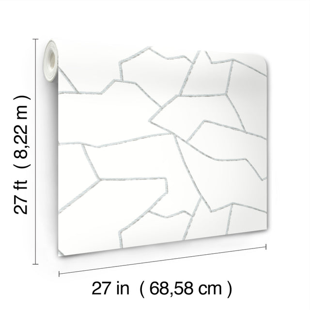 Suite Style Dolphin by York Wallcoverings Geometric Non Woven Wallpaper, 27 in x 27 ft – York Wallcoverings MT5621