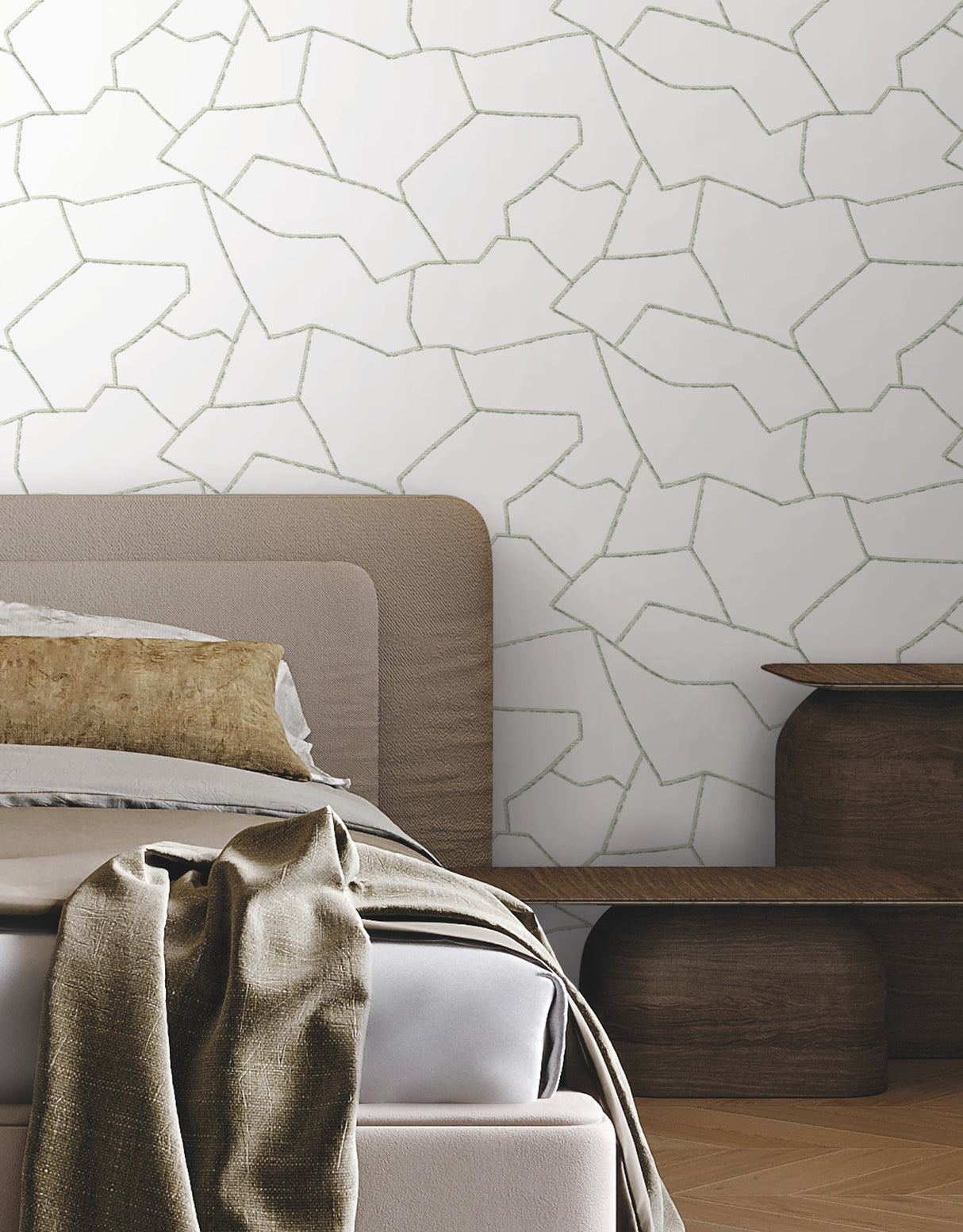Suite Style Palm by York Wallcoverings Geometric Non Woven Wallpaper – York Wallcoverings MT5624