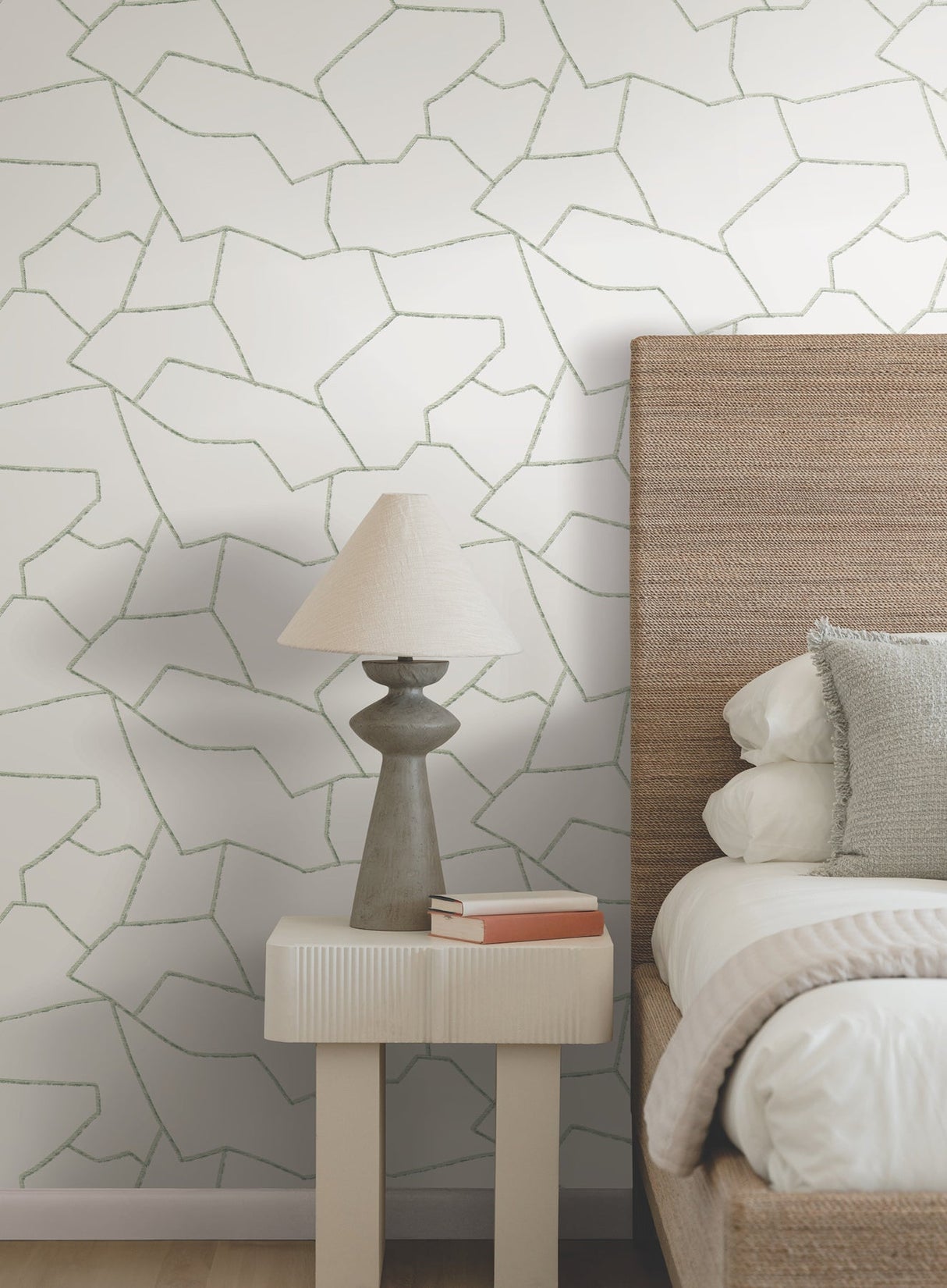 Suite Style Palm by York Wallcoverings Geometric Non Woven Wallpaper – York Wallcoverings MT5624