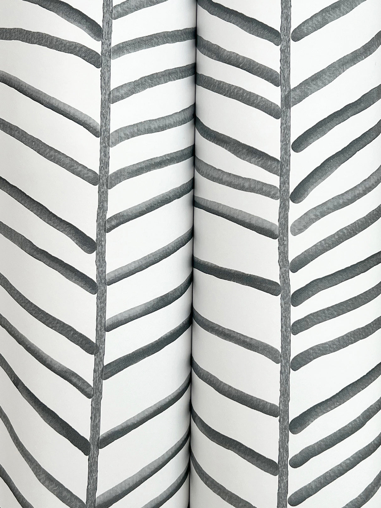Cascade Palm Chevron Onyx by York Wallcoverings Non Woven Wallpaper – York Wallcoverings MT5673