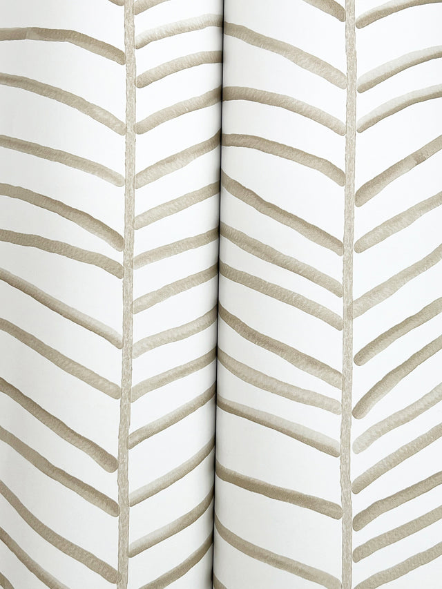 Cascade Palm Chevron Dune by York Wallcoverings Chevron Wallpaper – York Wallcoverings MT5675