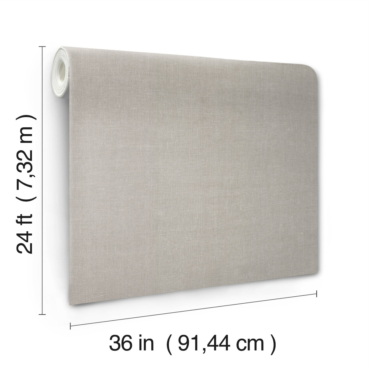 Huri Grey by Ronald Redding Linen Wallpaper- York Designer Series MX9602