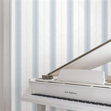 Tandem Stripe Blue by Ronald Redding Wallpaper- York Designer Series MX9611