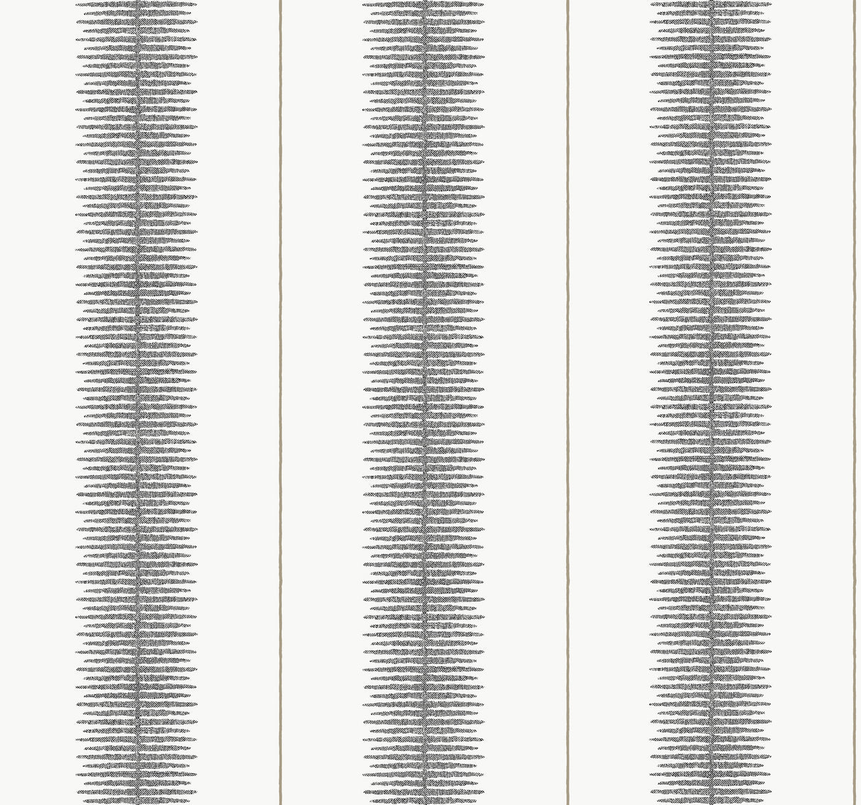 Tandem Stripe Black wallpaper by Ronald Redding