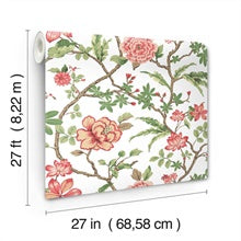 Courtyard Botanical Rose by Ronald Redding Botanical Wallpaper- York Designer Series MX9651