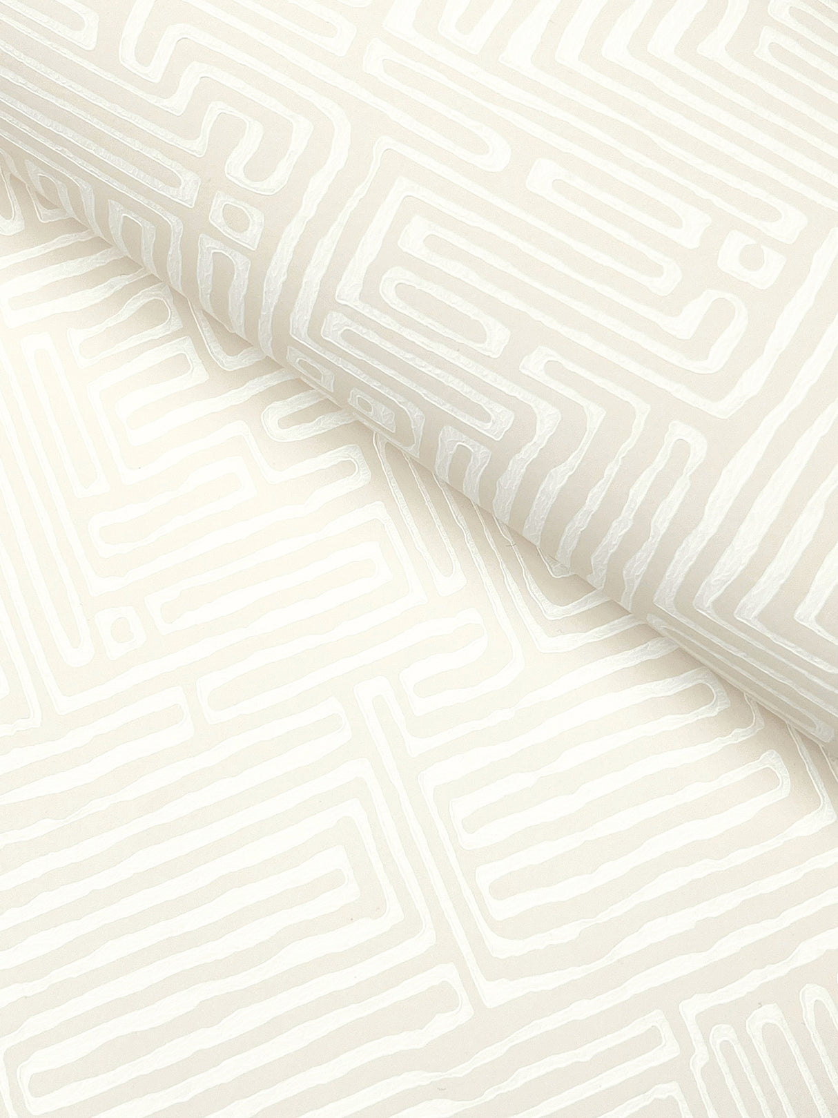 Passages Cream by Ronald Redding Geometric Non Woven Wallpaper – York Designer Series MX9686