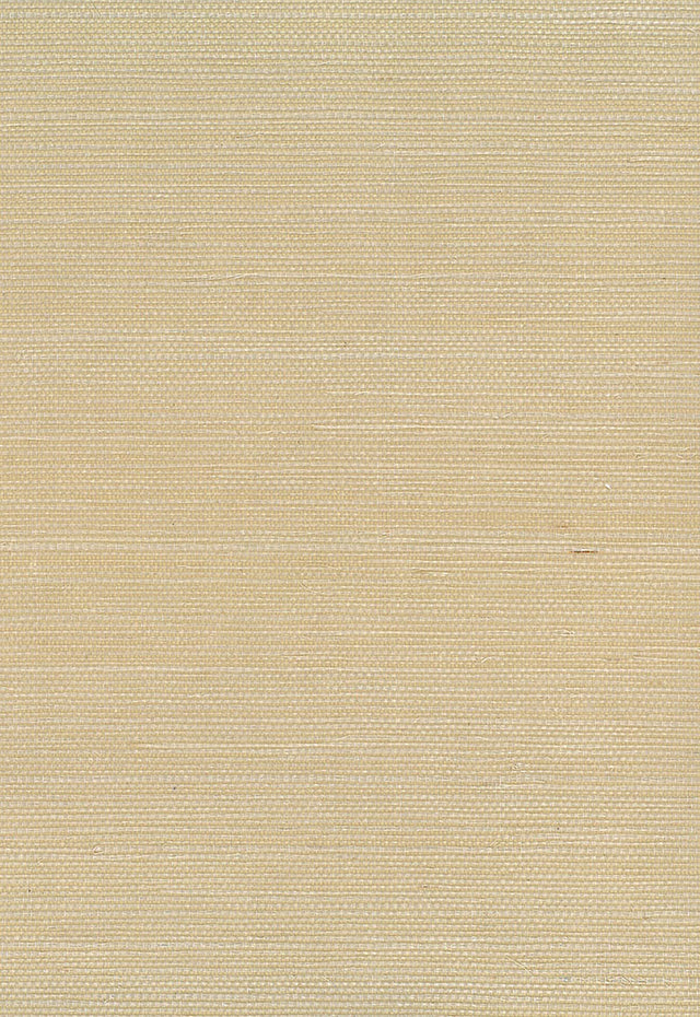 Neutral tan sisal grasscloth texture wallpaper