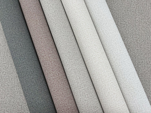 Dandy Light Grey Textured Wallpaper with Woven Suiting Motif - York ND3008N