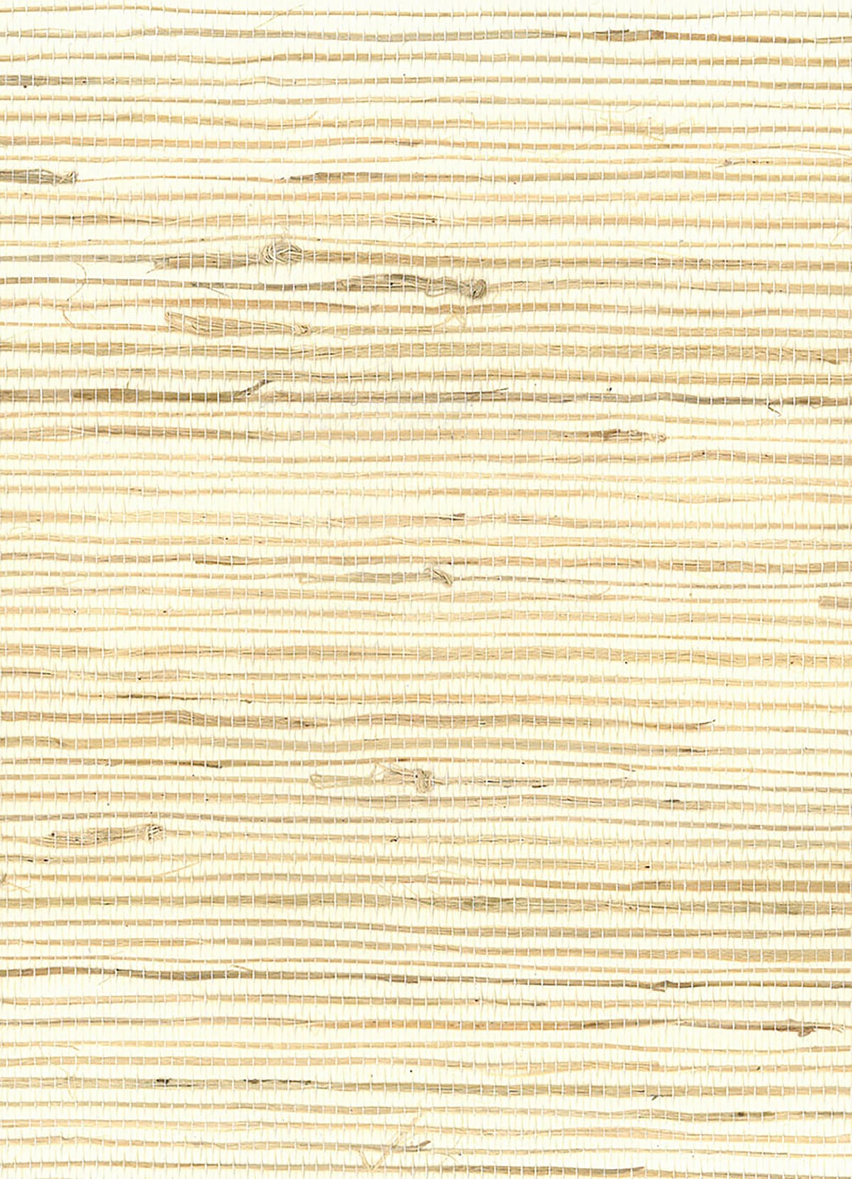 Off-white jute grasscloth wallpaper with matte finish