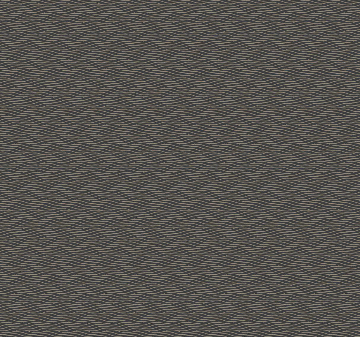 Elevated Black Waves Wallpaper with Sculptured Finishes Modern Pattern - York NT6151
