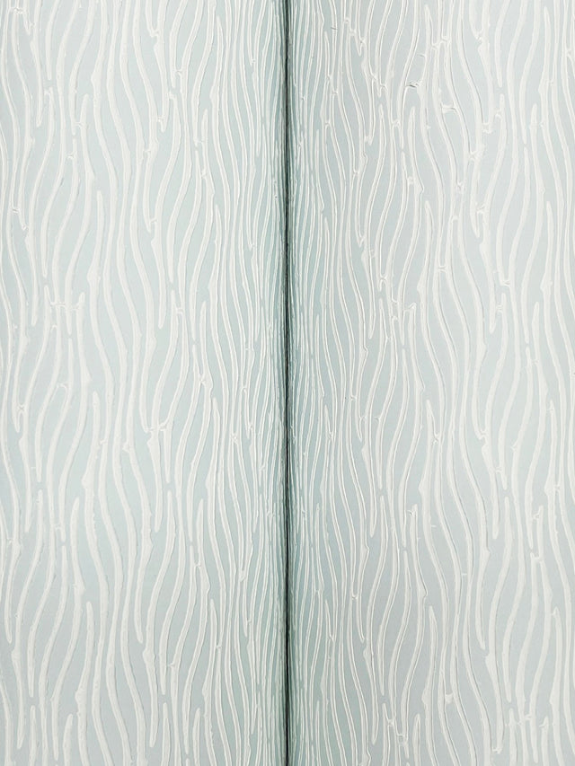 Elevated Blue Waves Wallpaper with Modern Sculptured Finishes Pattern - York NT6155