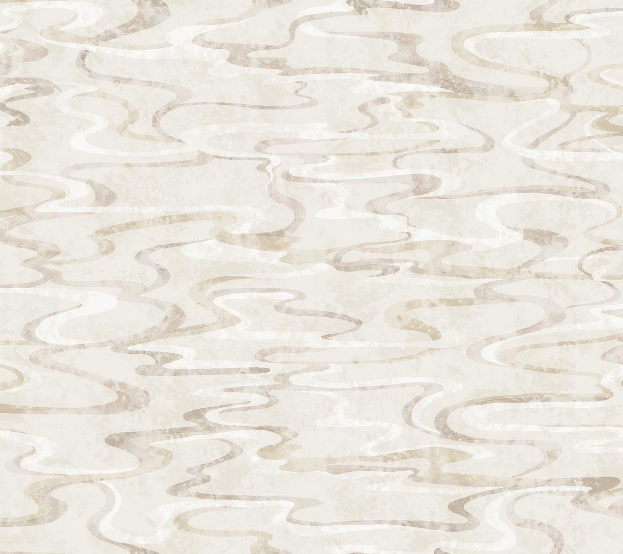 Dreamland Cameo Wallpaper with Abstract Wavy Motif - York NT6173