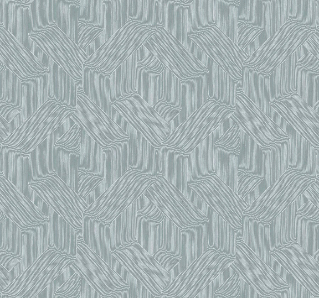 Fine Line Blue Geometric Wallpaper with Raised Ink Texture - York NT6194