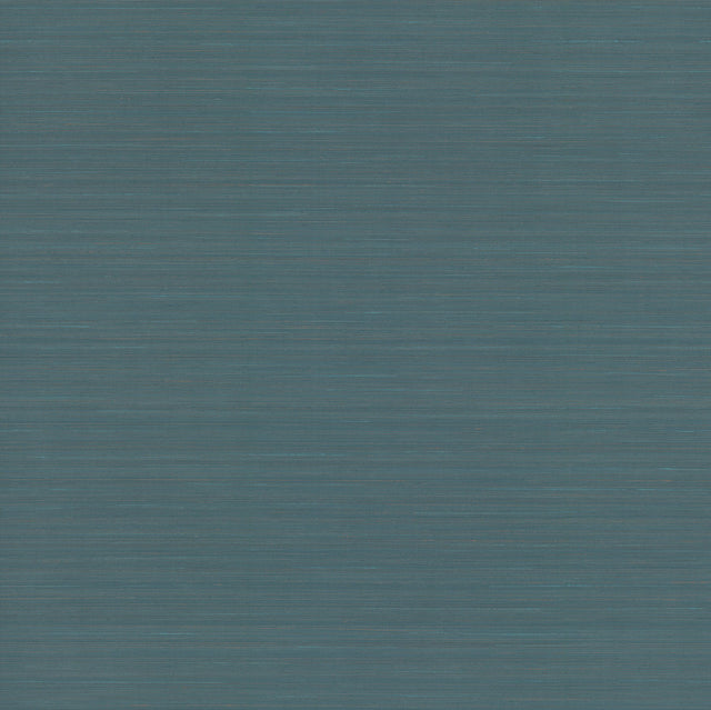 Quiet Vista Indigo Faux Grasscloth Vinyl Wallpaper - Candice Olson NT6201N