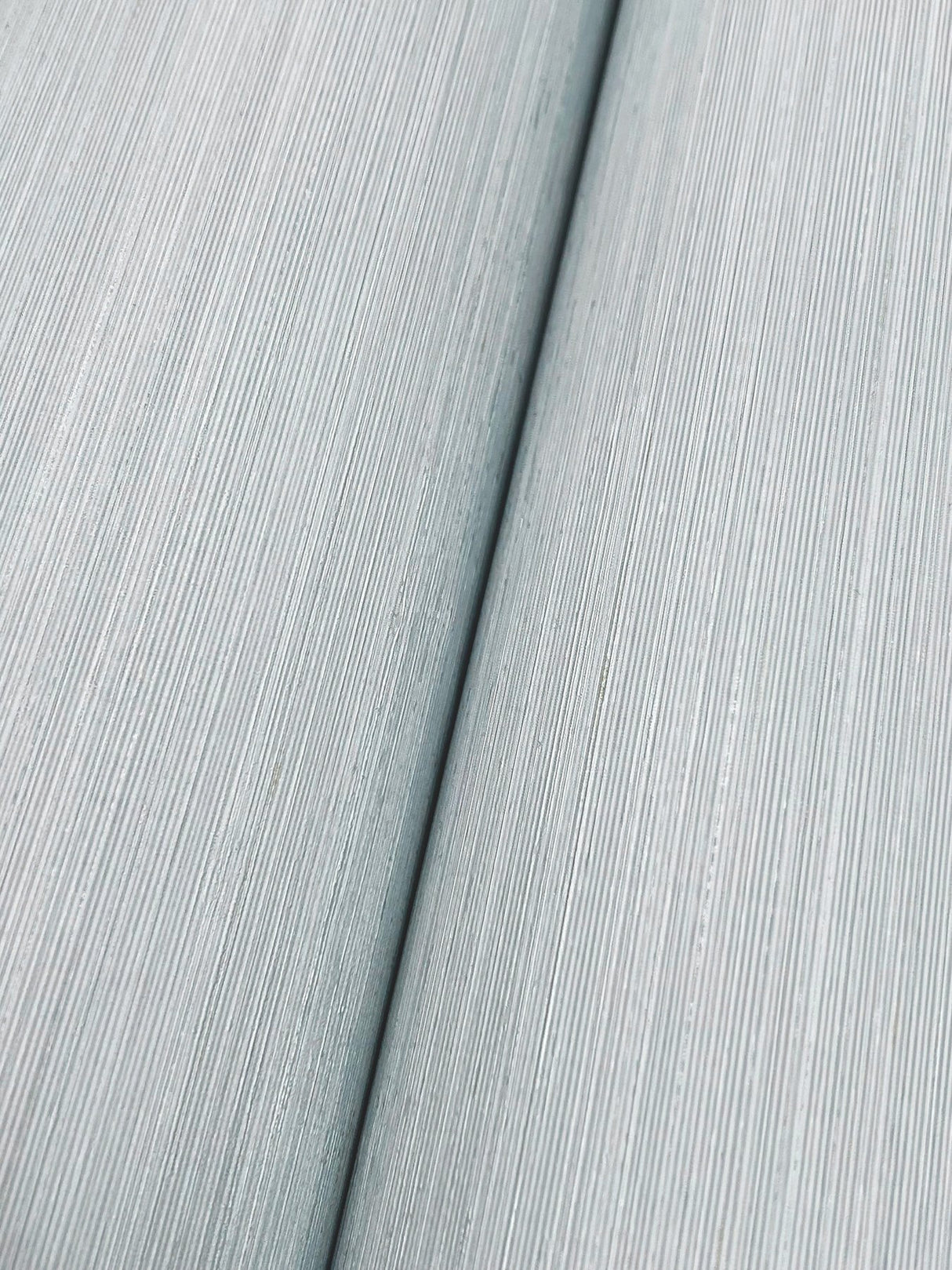 Quiet Vista Mist Blue Faux Grasscloth Traditional Wallpaper - York NT6205N