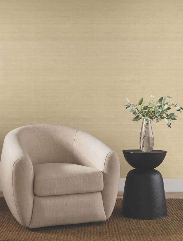 Quiet Vista Desert Faux Grasscloth Traditional Wallpaper - Candice Olson NT6209N