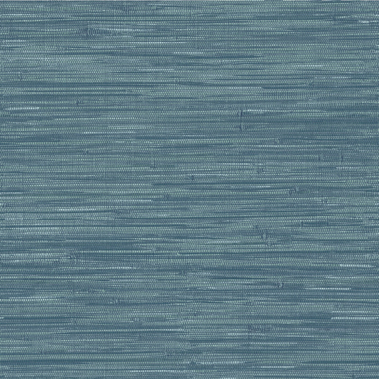 Grassweave Steel Blue Peel & Stick Wallpaper with Textured Faux Grasscloth Pattern - NuWallpaper NU2874