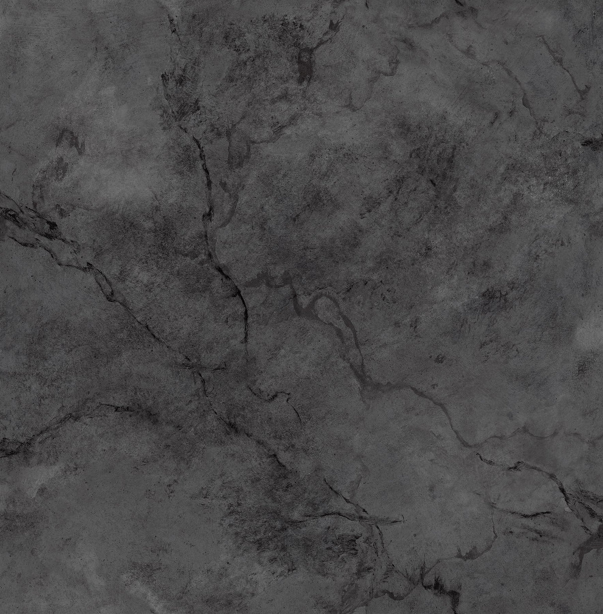 Hayden Black Marble Peel & Stick Wallpaper with Faux Effects Pattern, Industrial Style - NuWallpaper NUS4984
