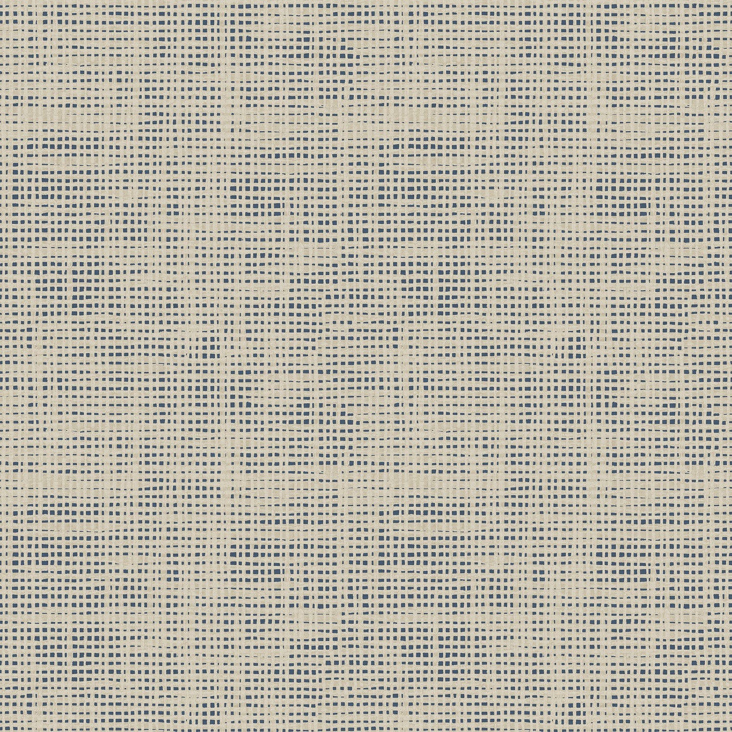 Nolan Blue Faux Grasscloth Peel & Stick Wallpaper with Raised Ink Texture - NuWallpaper NUS6200