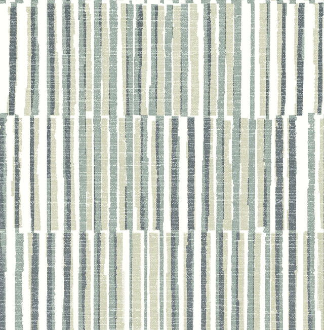 Kingston Grey Peel & Stick Wallpaper with Modern Stripes - NuWallpaper NUS6219