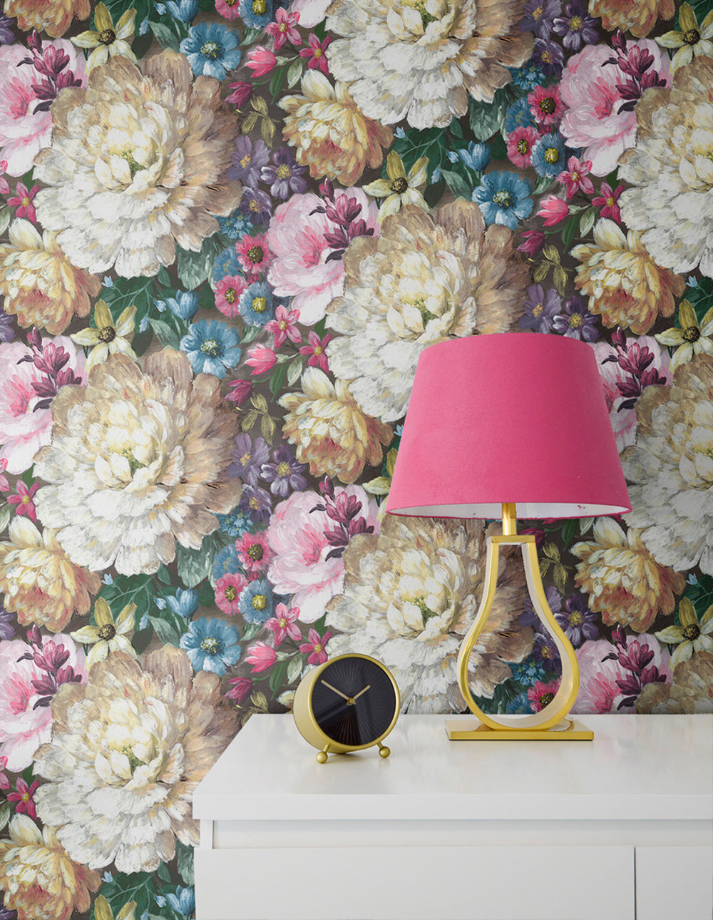 Blooming Floral Multicolored by NextWall Peel & Stick Floral Wallpaper – NextWall NW32700