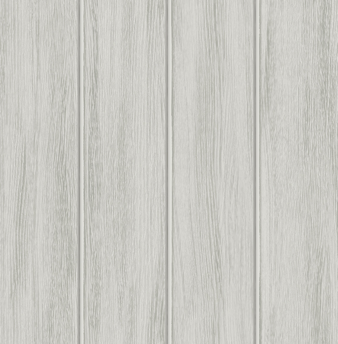 Weathered grey vertical wood panel peel and stick wallpaper