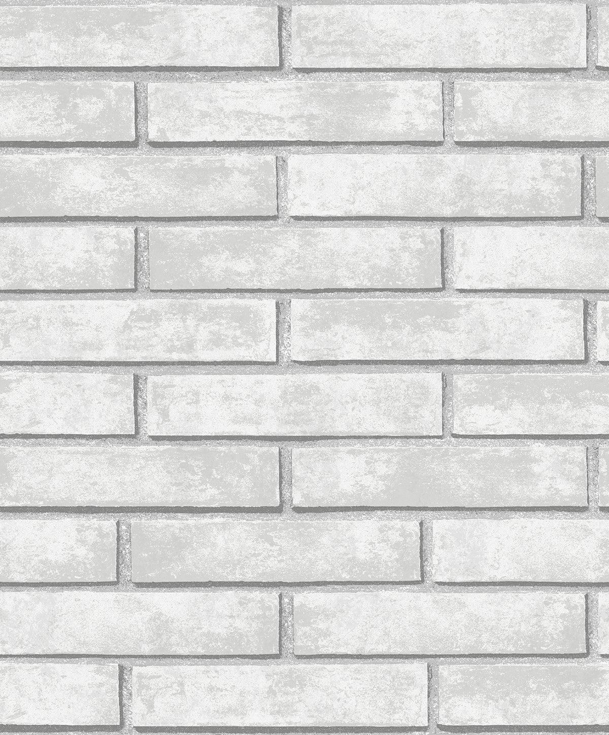 Grey faux brick peel and stick wallpaper pattern