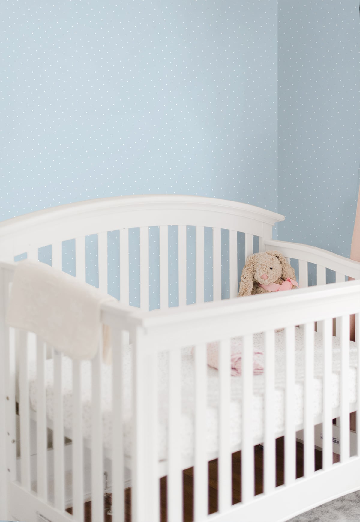 Polka Dots Baby Blue by NextWall Peel & Stick Polka Dot Peel & Stick Wallpaper – NextWall NW42102