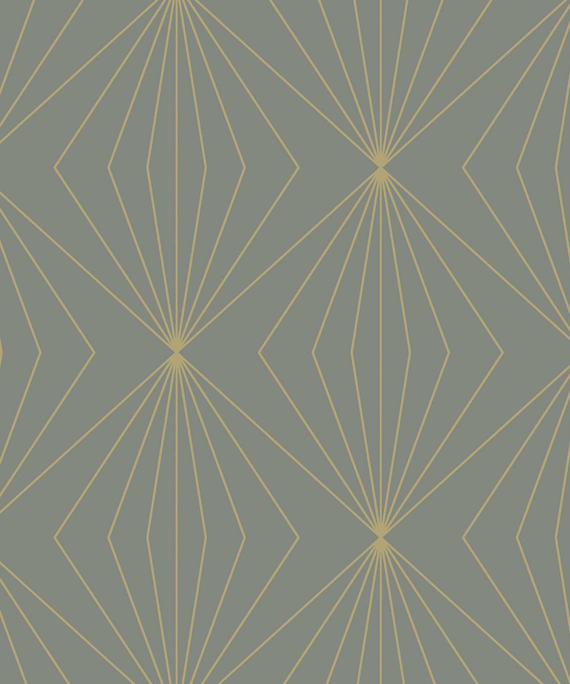 Gem Geometric Grey and Metallic Gold by NextWall Peel & Stick Geometric Peel & Stick Wallpaper – NextWall NW53105-Sample