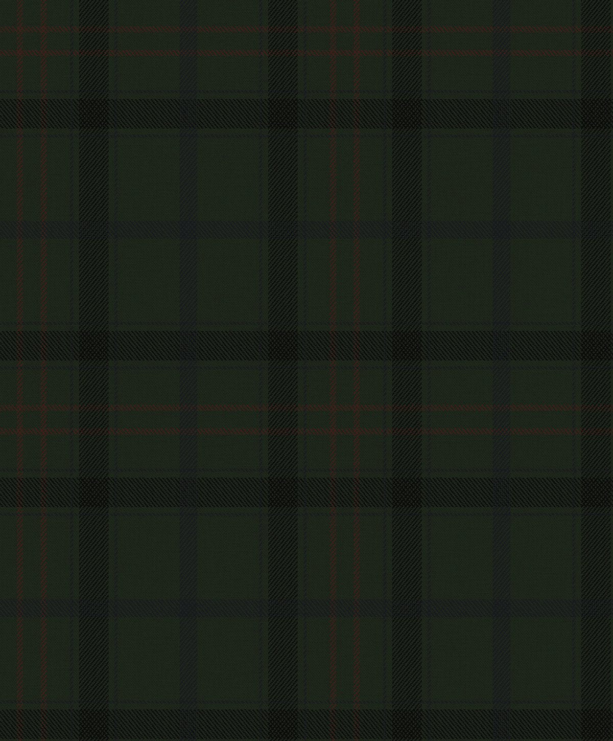 Dark green plaid peel and stick wallpaper pattern