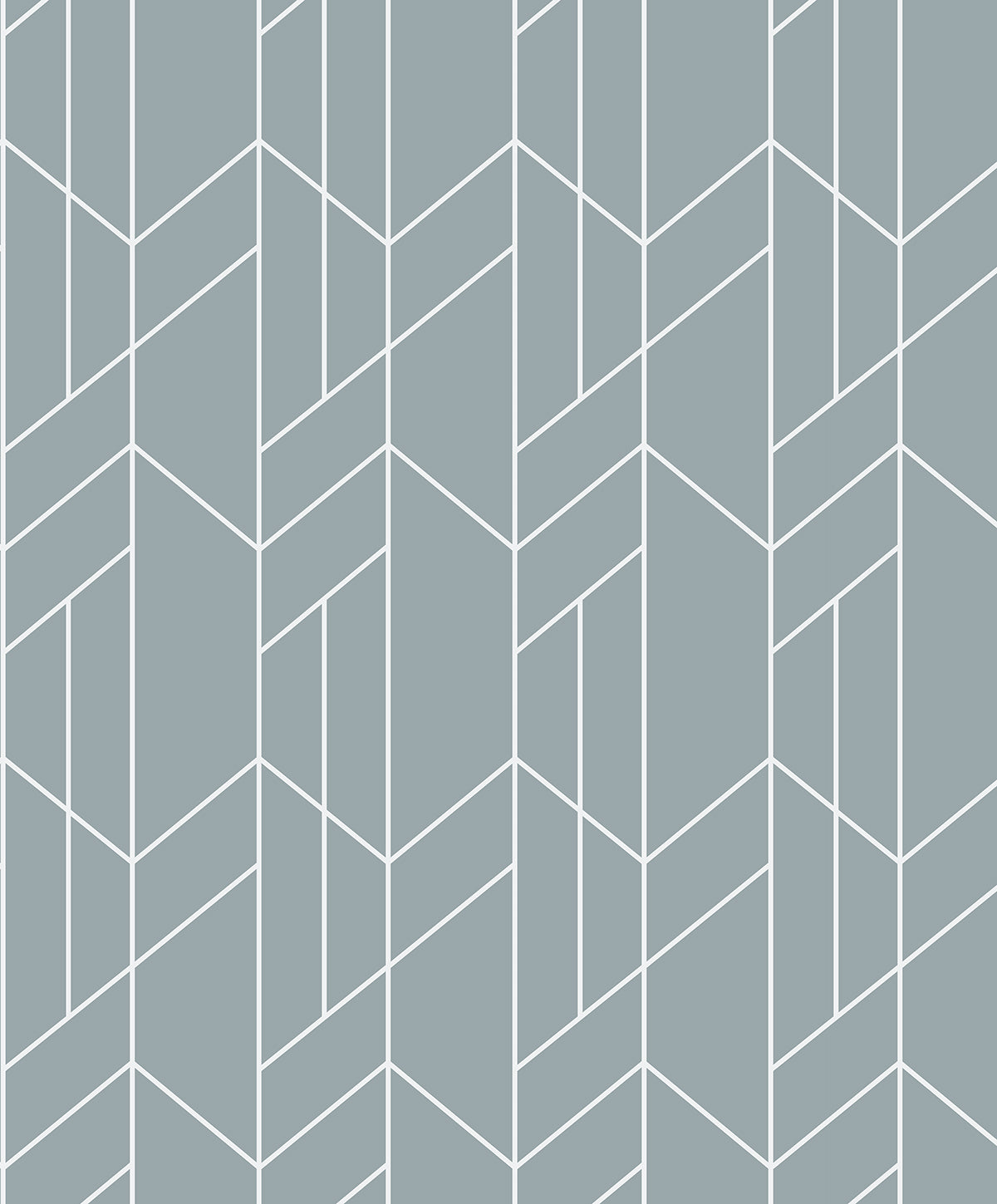 Geometry light blue geometric peel and stick wallpaper with white linear pattern