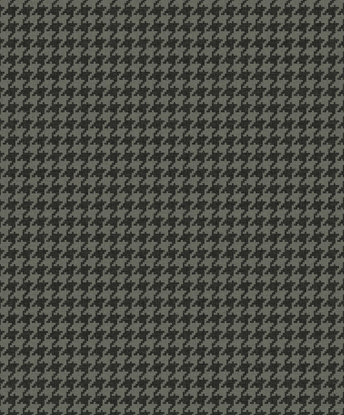 Tailor Houndstooth peel and stick wallpaper in Stoneware grey by NextWall (NW58610)