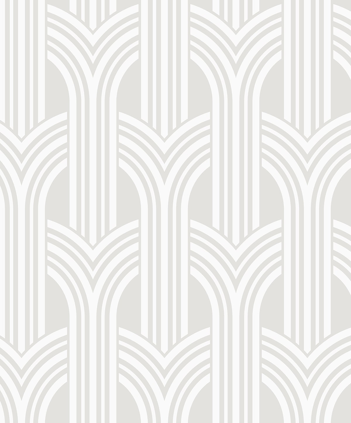 Pearl metallic geometric arches pattern peel and stick wallpaper