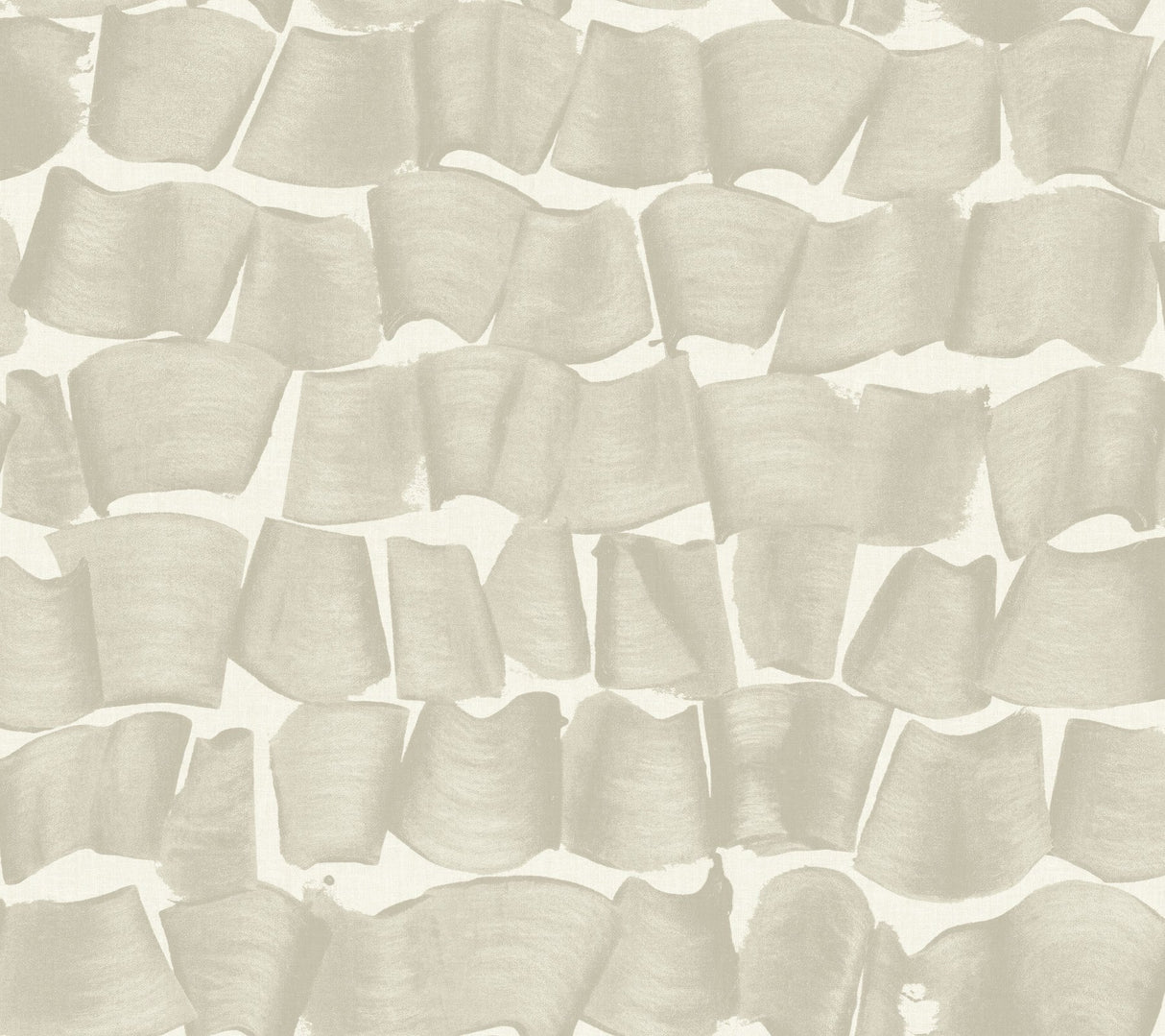 Brushed Ink Taupe Wallpaper with Calligraphic Brushstroke Pattern - York OI0654
