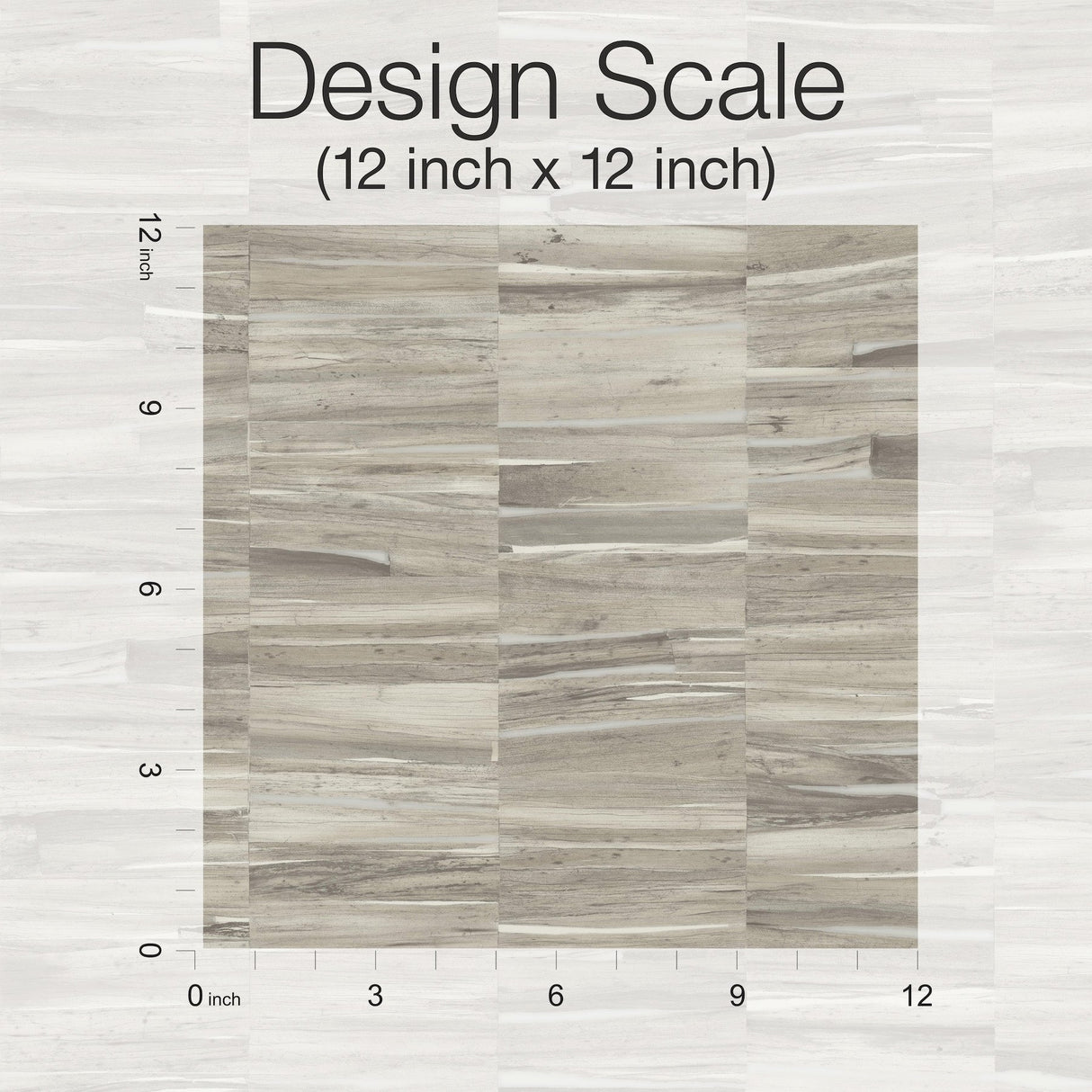 Reserve Grey Faux Aged Wood Grain Prepasted Wallpaper - Magnolia Home OM3601