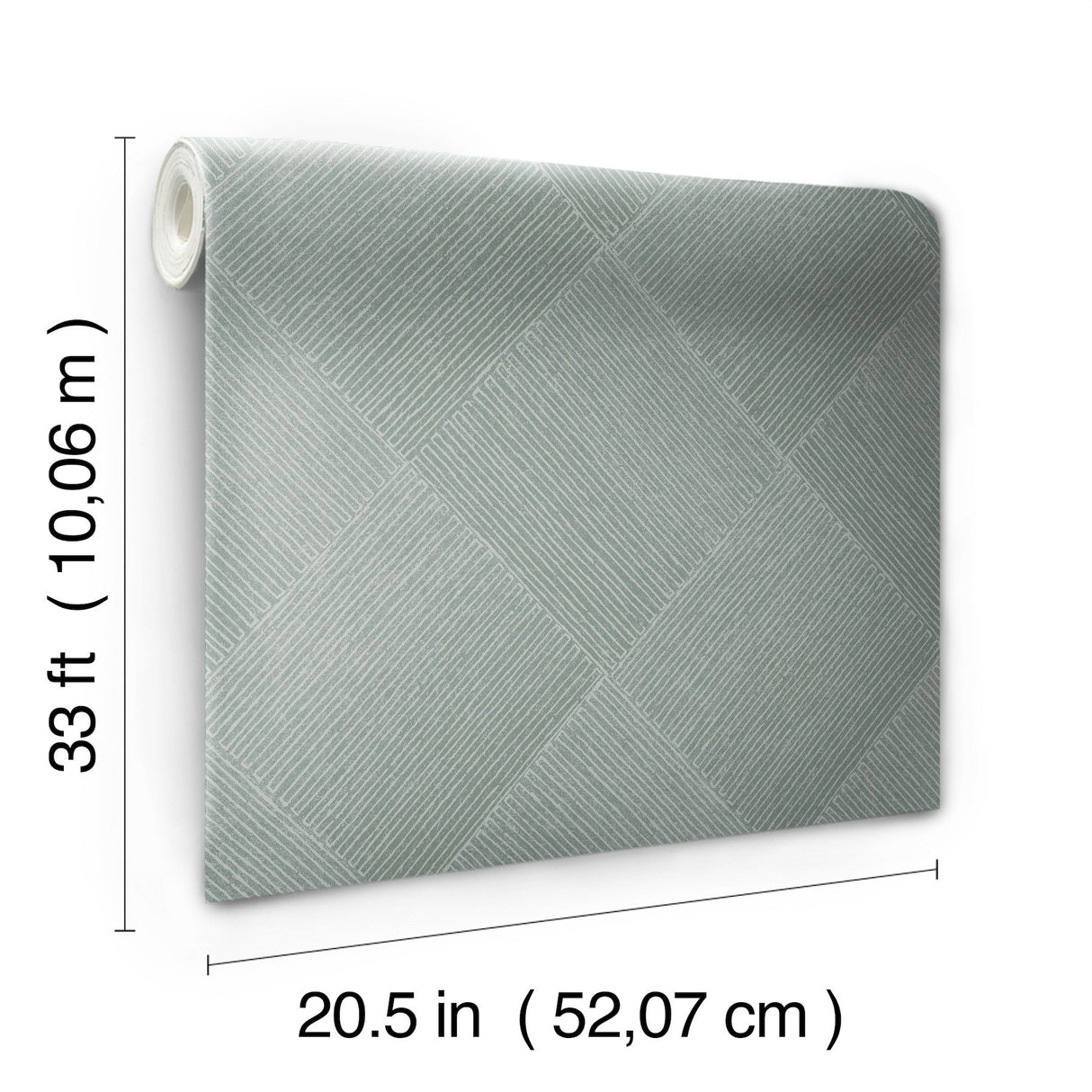 Channel Green Geometric Diamond Wallpaper - York OM3642