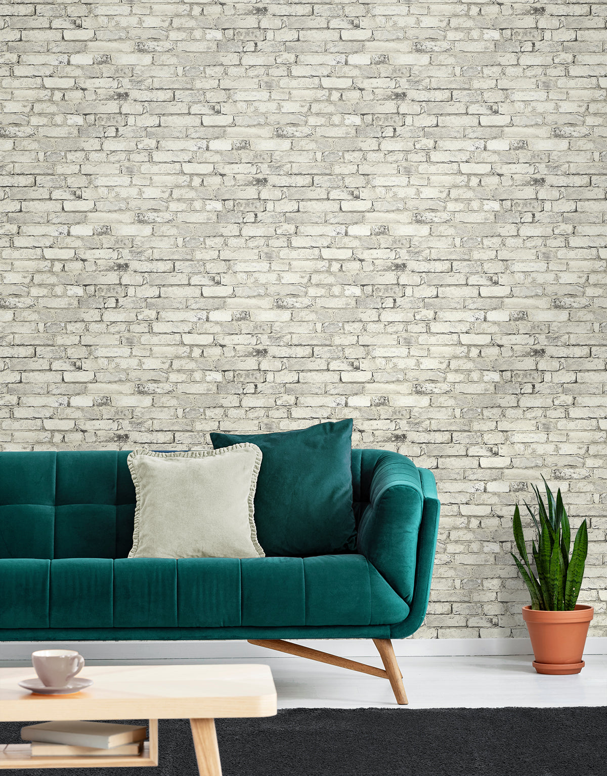 Tailor Faux Brick Antique Plaster by Prepasted Online Faux Brick Wallpaper – Seabrook Designs PR12205