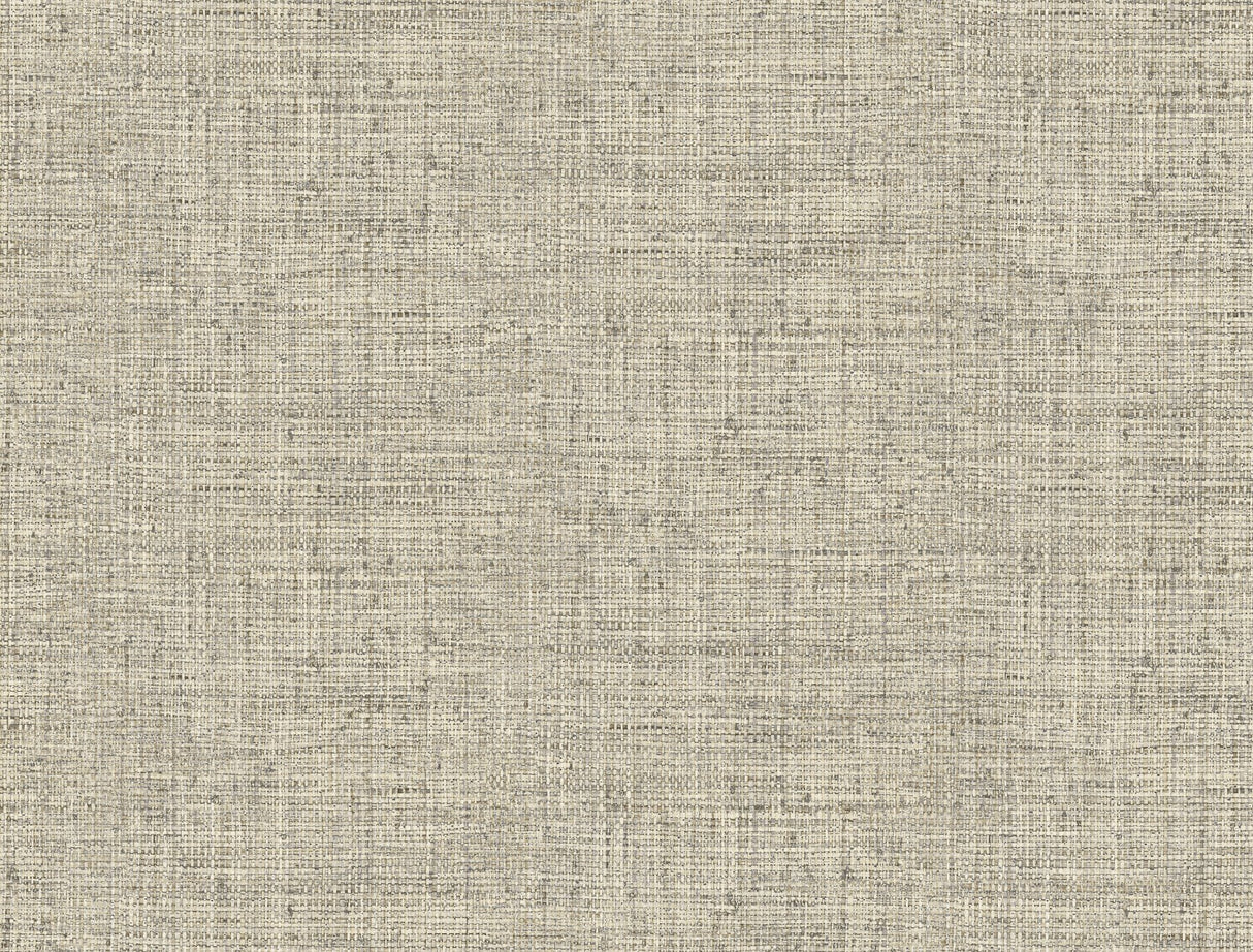 Papyrus Weave Neutral Peel & Stick Wallpaper with Textured Woven Look - York PSW1039RL