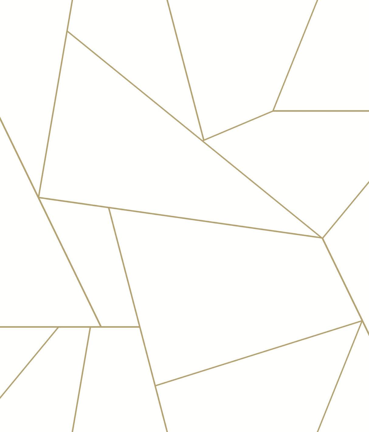 Fractured Prism Gold Metallic Peel & Stick Wallpaper with Geometric Line Pattern - York PSW1064RL