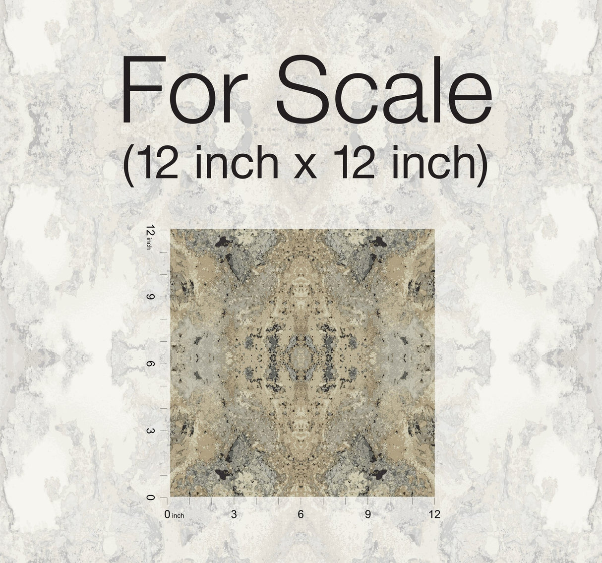 Inner Beauty Ivory Peel & Stick Wallpaper with Bohemian Abstract Geode Motif - York PSW1107RL