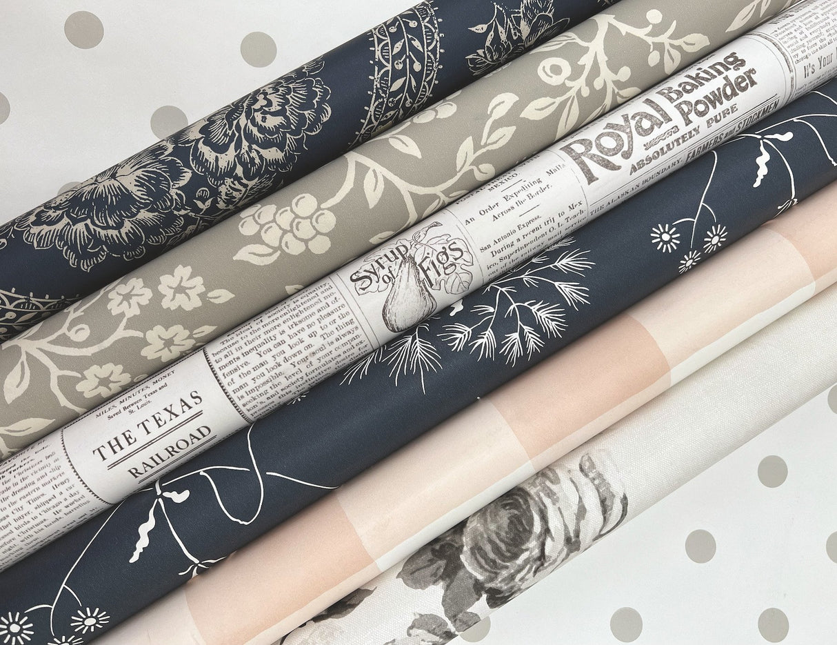 Magnolia Home Watercolor Check Pink Peel & Stick Wallpaper with Plaid Watercolor Motif - York PSW1170RL