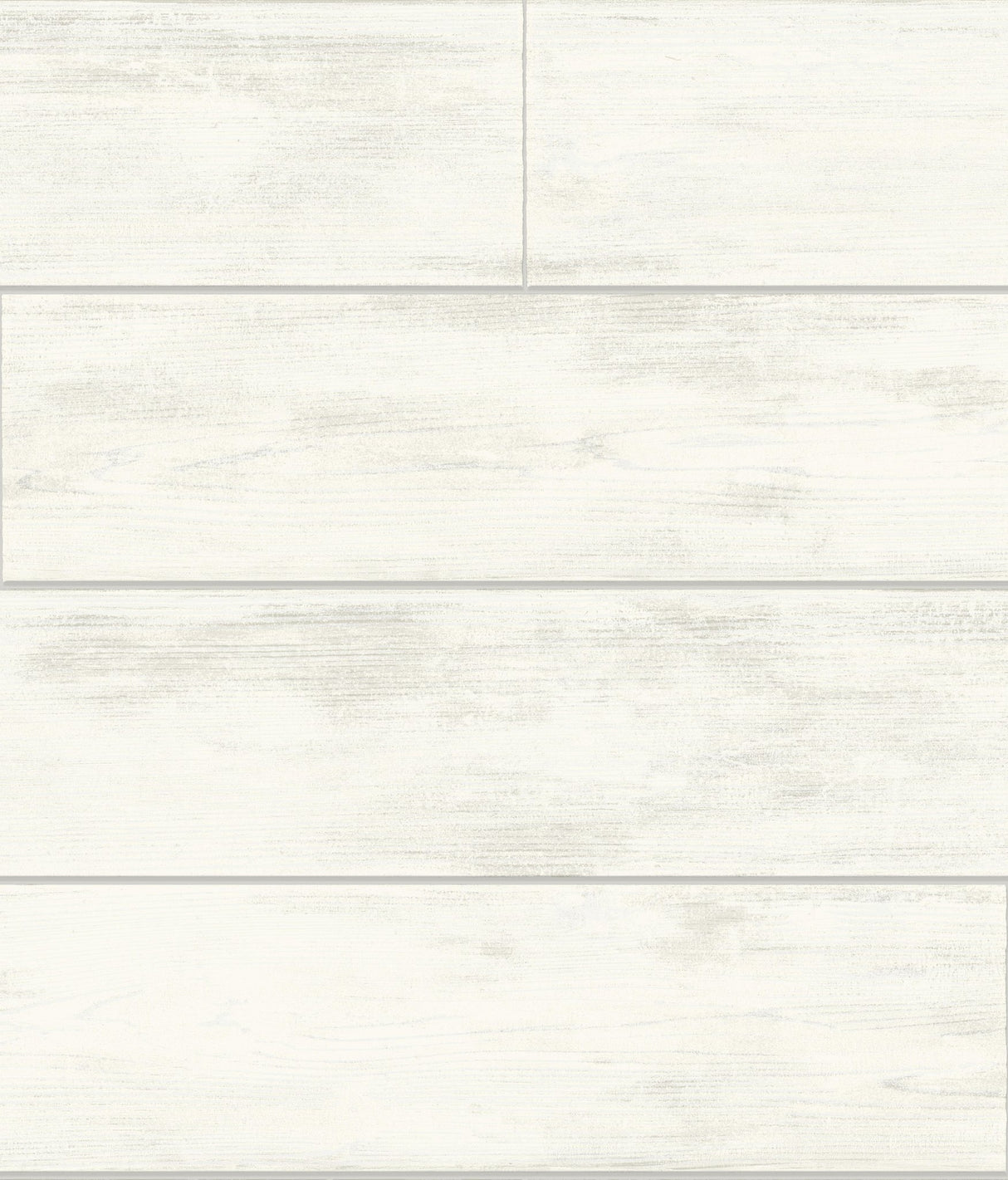 Magnolia Home Shiplap White Peel & Stick Wallpaper with Textured Wood Plank Look - York PSW1176RL