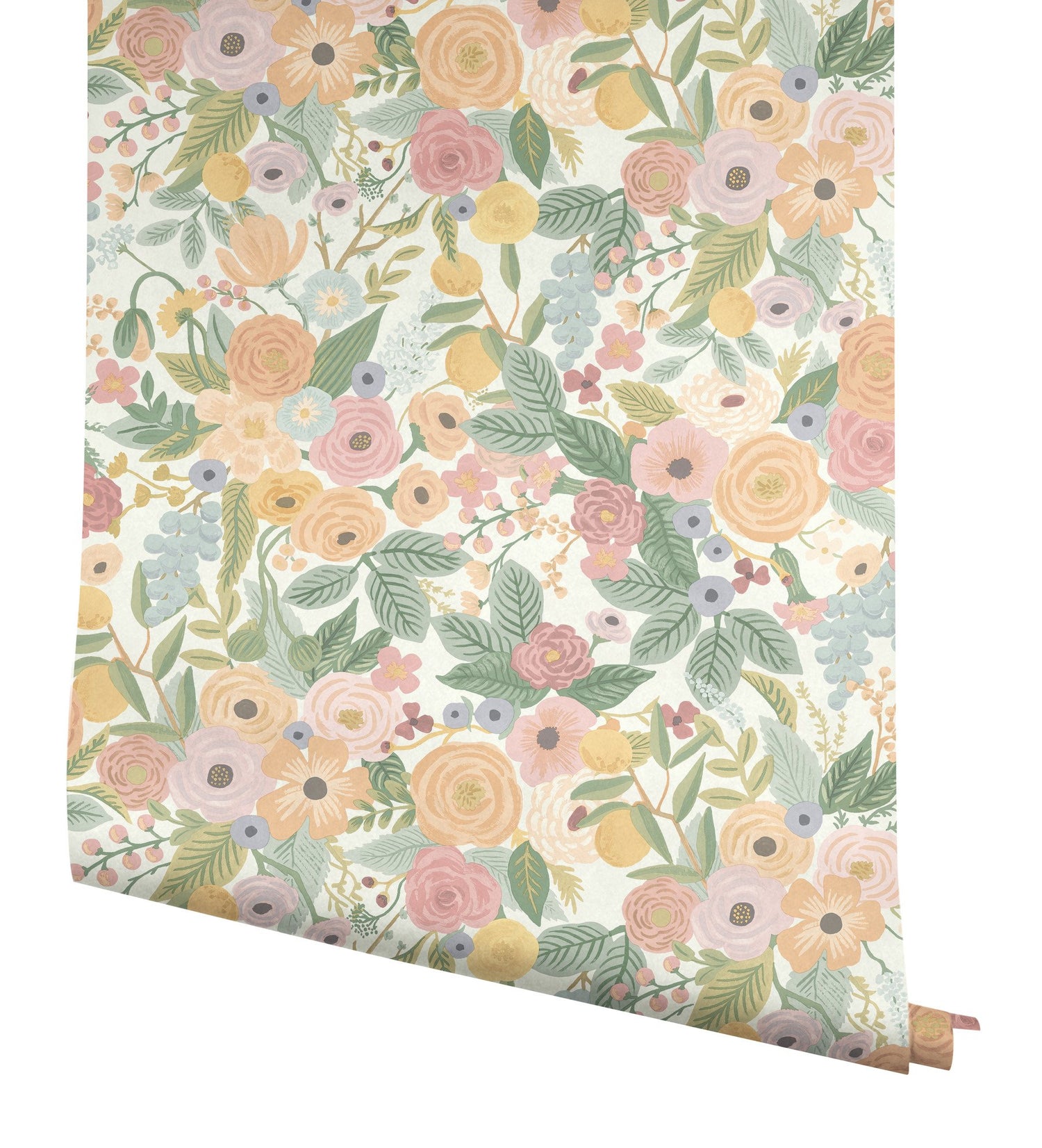 Garden Party Pastel Premium Peel & Stick Wallpaper with Floral Botanical Pattern - York PSW1199RL