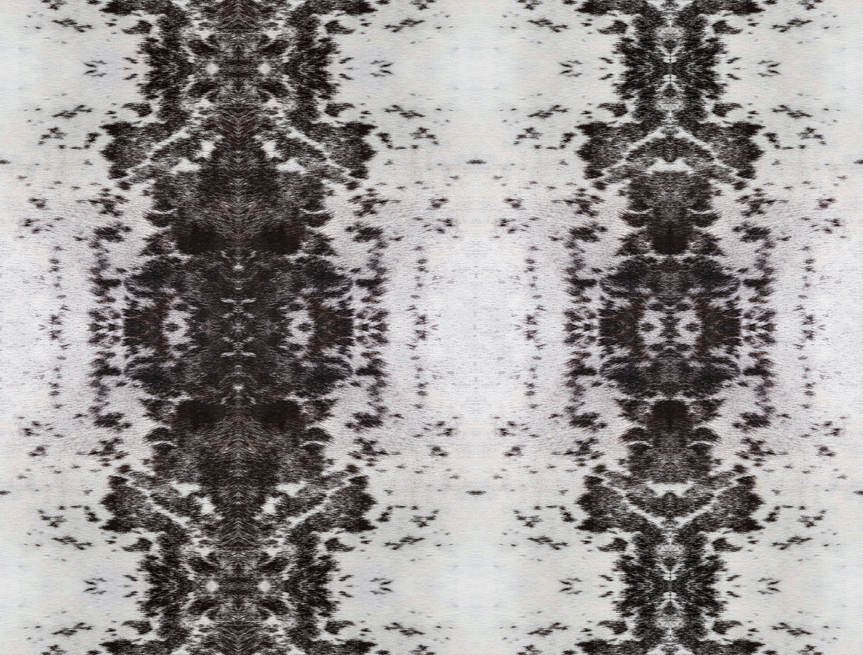 Marbled Appaloosa Black Peel & Stick Wallpaper with Equestrian Spotted Motif - York PSW1380RL