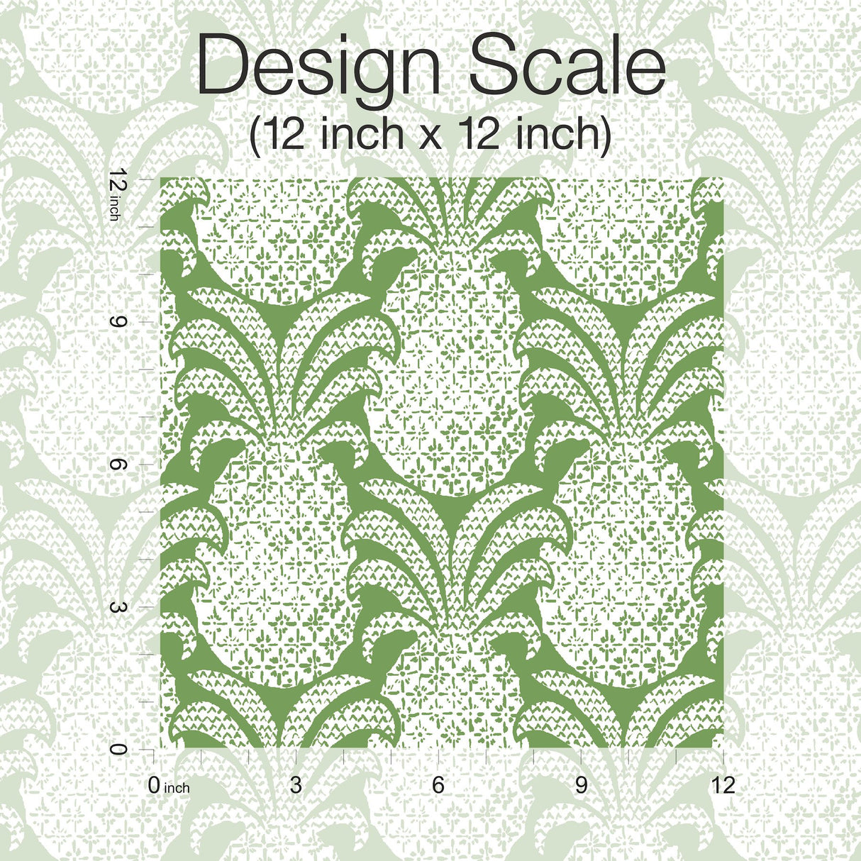 Colony Club Palm Green Peel & Stick Wallpaper with Pineapple Botanical Motif - York PSW1392RL